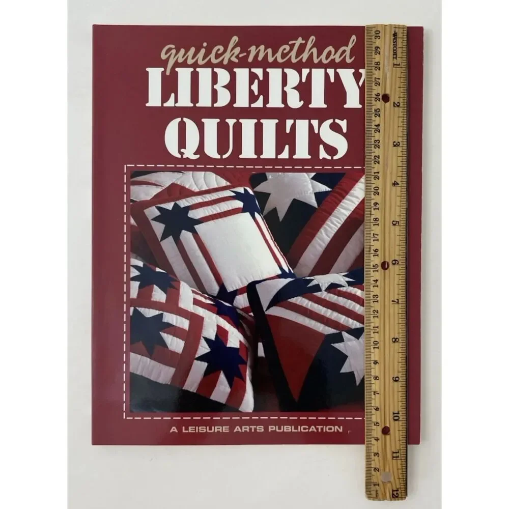 Quick-Method Liberty Quilts Book By Leisure Arts 1996 Paperback (VTG)